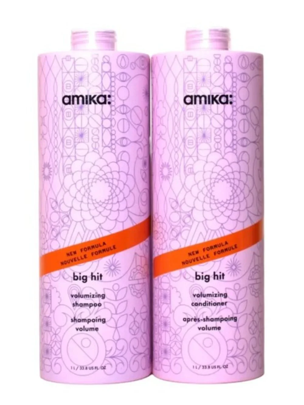 Amika BIG HIT Volumizing Shampoo & Conditioner 33.8 oz Duo